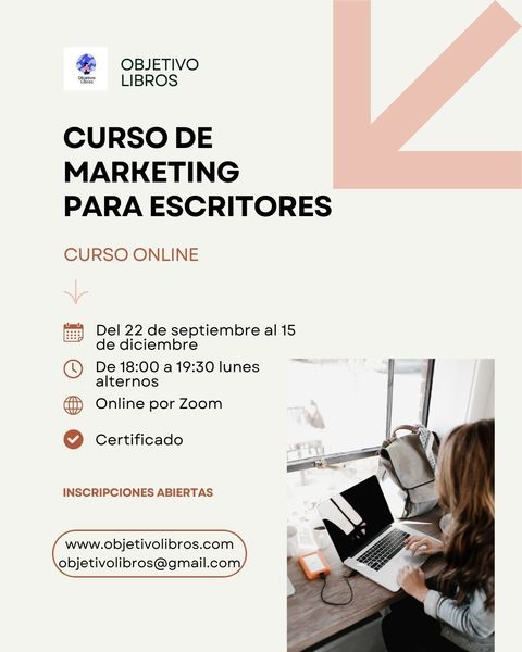 Curso de Marketing para escritores (Septiembre-diciembre 2025)