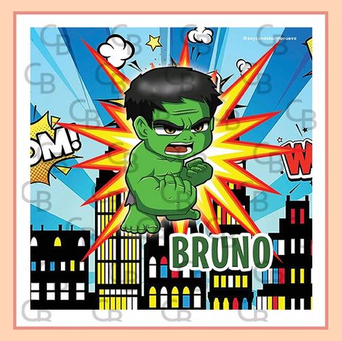 Set de Jardín 7 piezas - Hulk