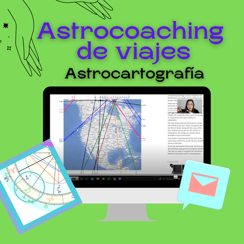Astrocoaching de viajes: Carta natal+Tránsitos importantes+Astrocartografía (Sesión en vivo)