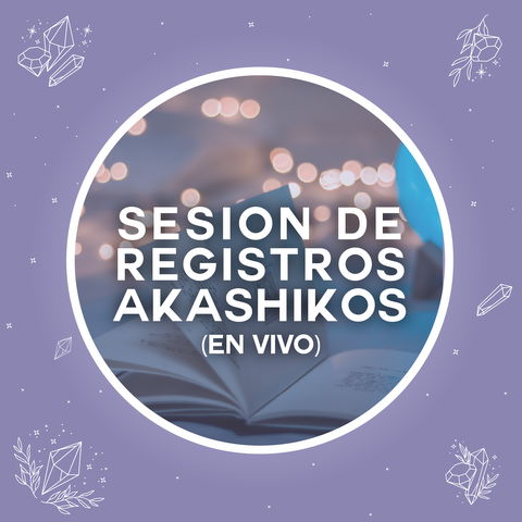 1 sesión de registros akashicos en vivo