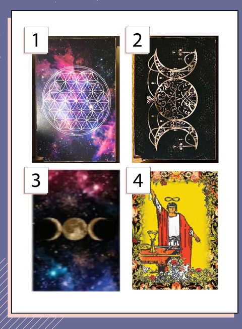 Cajita estampada para Tarot