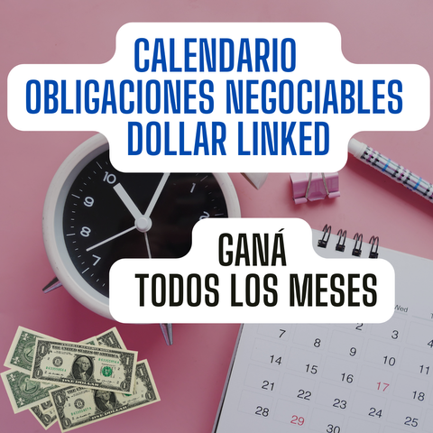 Calendario Dollar Linked Obligaciones Negociables