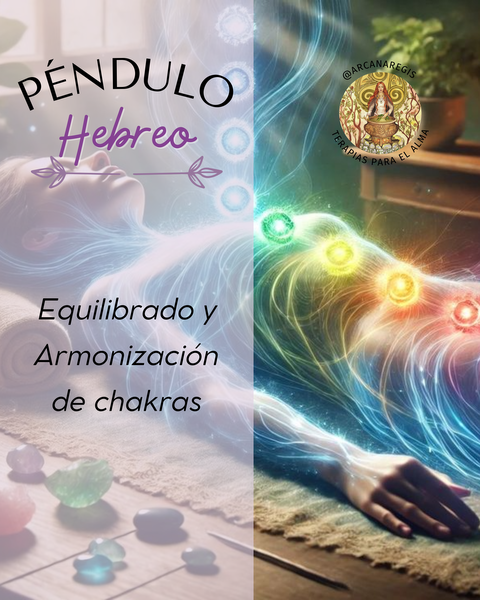 PENDULO HEBREO: EQUILIBRADO Y ARMONIZACIÓN DE CHAKRAS