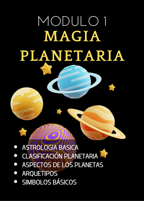 MAGIA PLANETARIA MODULO 1