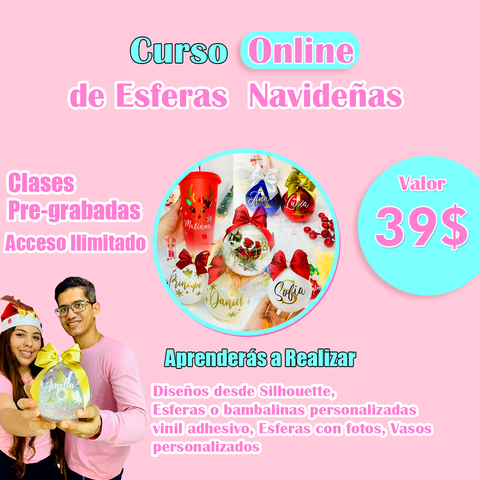 Curso de Esferas Navideñas