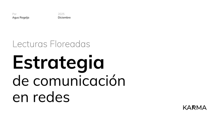 Plantilla base · Estrategia de Comunicación en Redes (Canva)