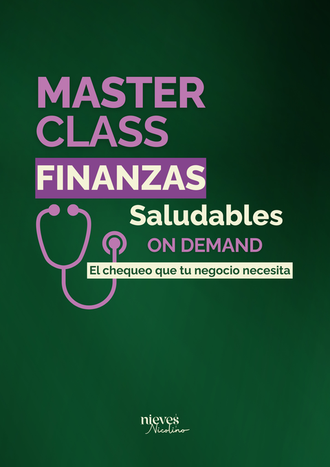 MASTERCLASS FINANZAS SALUDABLES