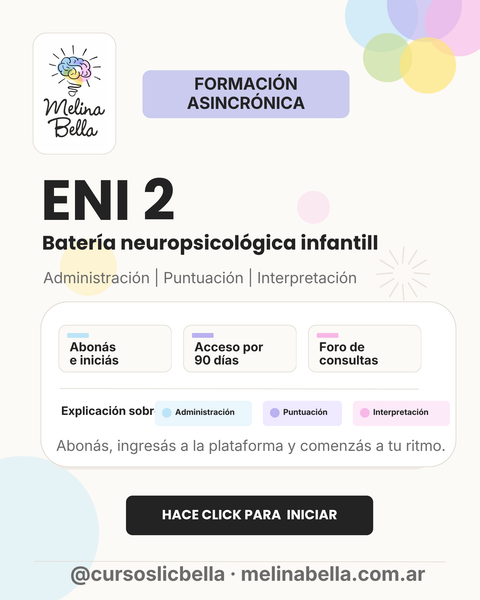 ENI 2: Batería neuropsicológica infantil