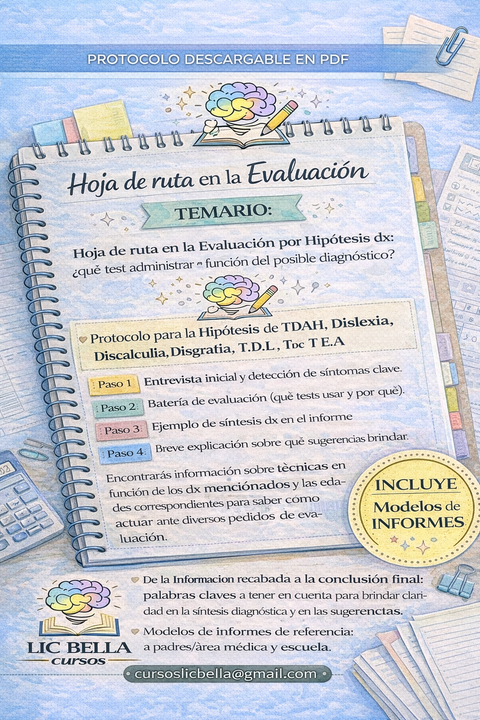 Hoja de ruta en la evaluación PSP 