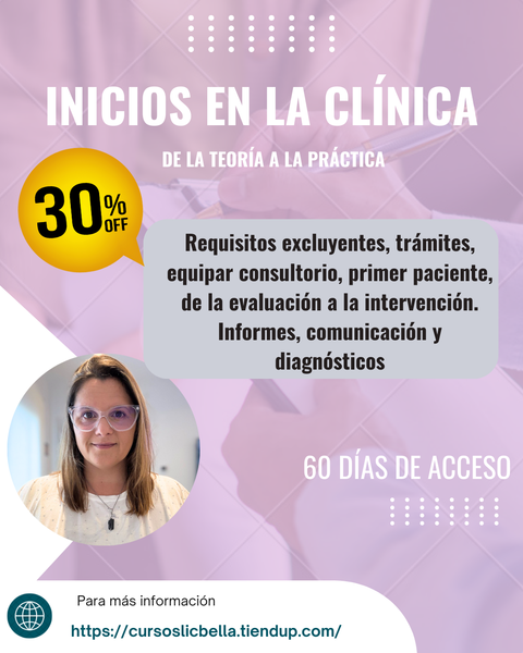 Inicios en la clínica psicopedagógica 