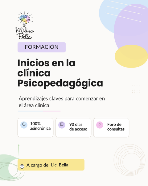 Inicios en la clínica psicopedagógica 