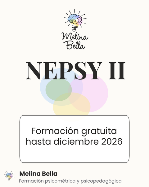 NEPSY II : Formación gratuita 