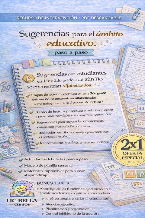 Sugerencias para el ambito escolar: PDF