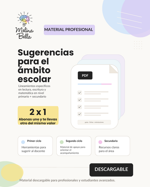 Sugerencias para el ambito escolar: PDF