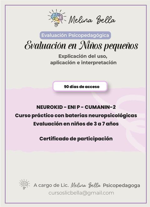 Evaluación neuropsicológica en niños pequeños