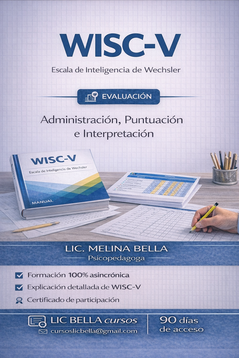 WISC V: Escala de inteligencia para niños