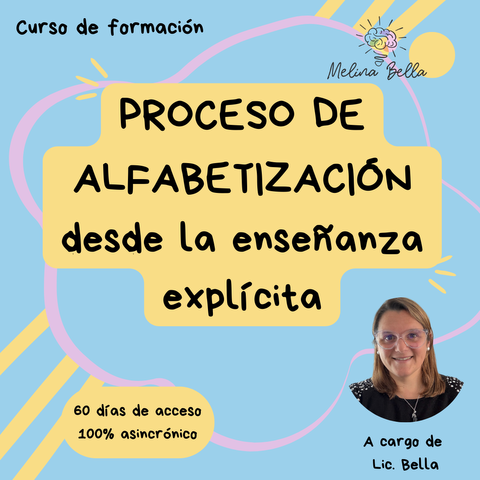 Proceso de alfabetización desde la enseñanza explícita 