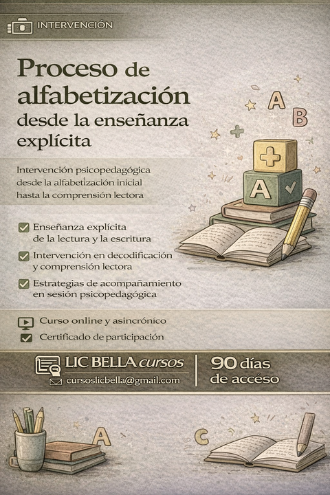 Proceso de alfabetización desde la enseñanza explícita 