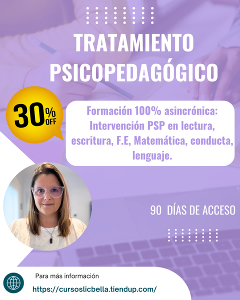 Tratamiento psicopedagógico: intervenciones desde la práctica 