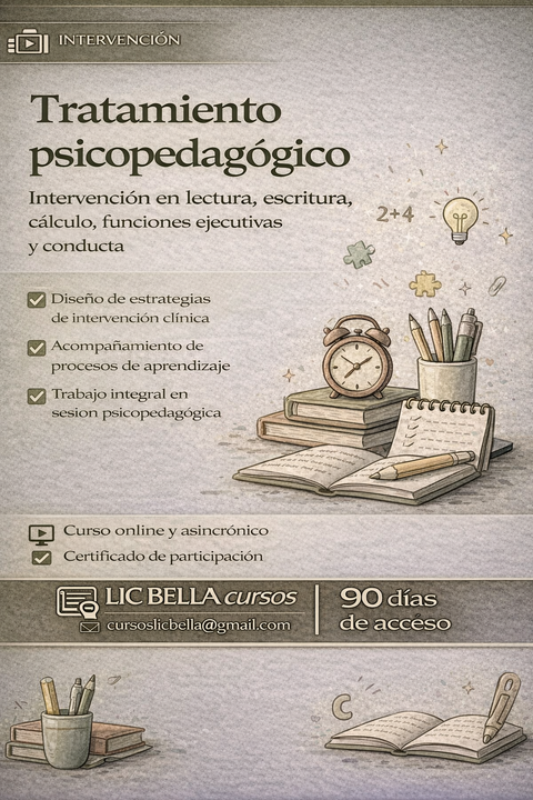 Tratamiento psicopedagógico: intervenciones desde la práctica 
