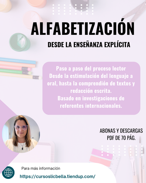 Guía sobre alfabetización desde la enseñanza explícita