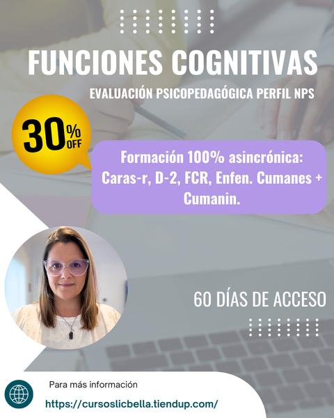 Evaluación neuropsicológica: atención, memoria, funciones ejecutivas y visoconstrucción