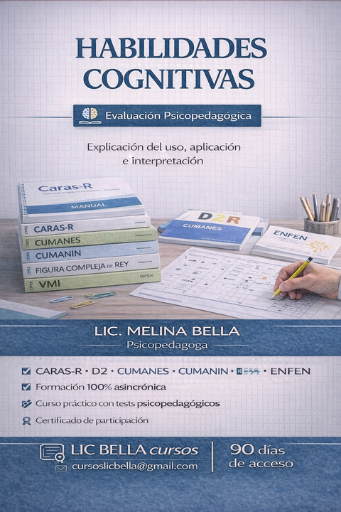 Evaluación de la atención, memoria, funciones ejecutivas y visoconstrucción