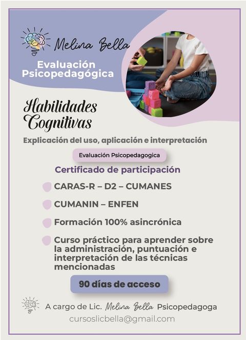 Evaluación de la atención, memoria, funciones ejecutivas y visoconstrucción