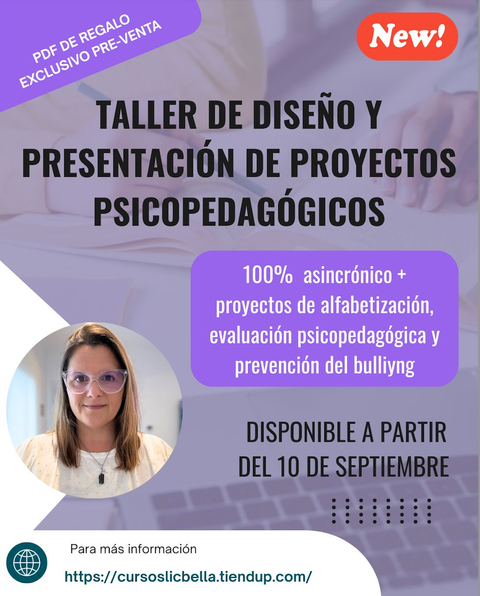 Taller Redacción de proyectos en Psicopedagogía
