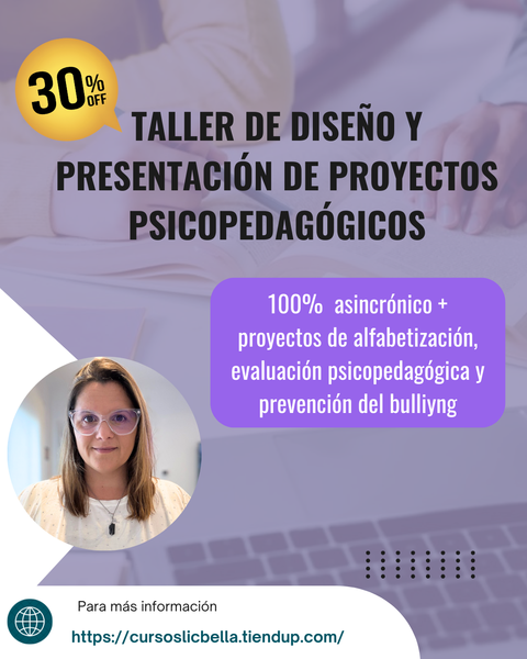 Taller Redacción de proyectos en Psicopedagogía