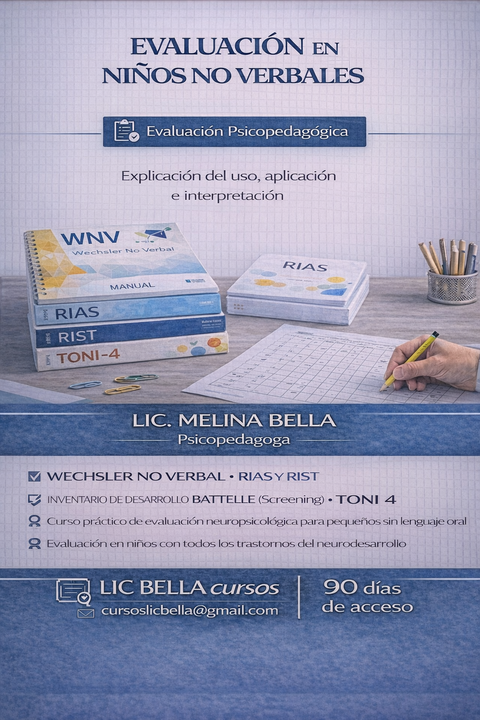 Evaluación en niños no verbales 