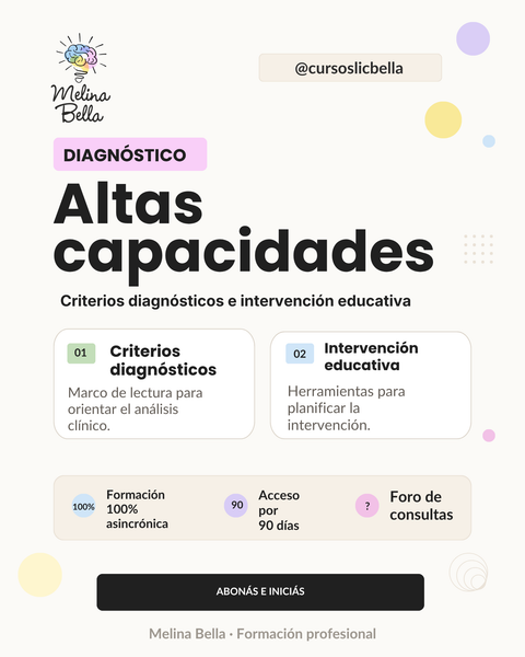 A.C.I: identificación y orientación educativa