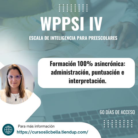WPPSI IV: Escala de inteligencia para preescolares