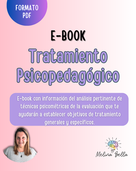 E-Book de tratamiento psicopedagógico 