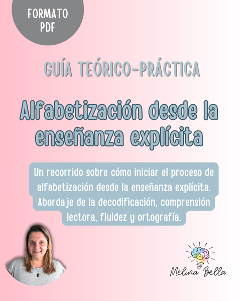 Guía teórico-práctico de alfabetización desde la enseñanza explícita