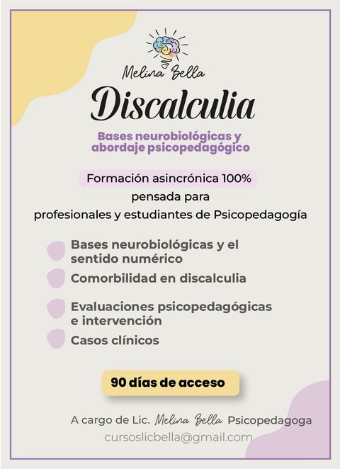 Discalculia: diagnóstico e intervención 