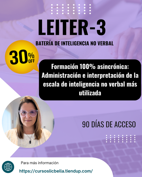 Leiter 3- Batería de inteligencia no verbal 