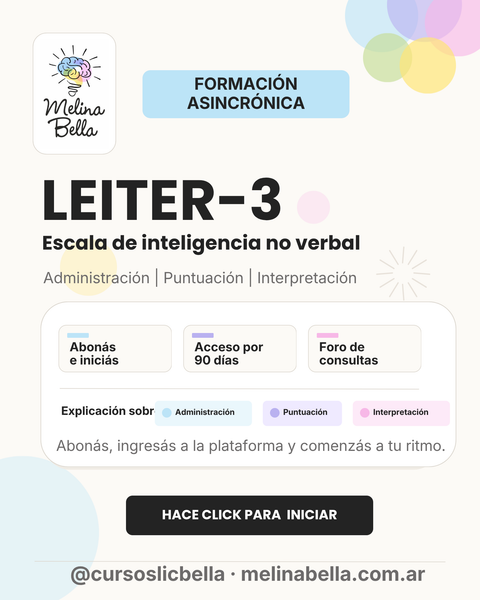 Leiter 3- Batería de inteligencia no verbal 