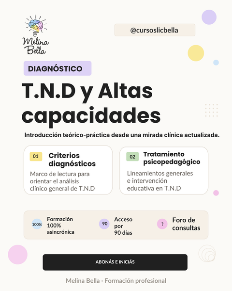 Trastornos del neurodesarrollo y A.C.I: Introducción teórico-práctica