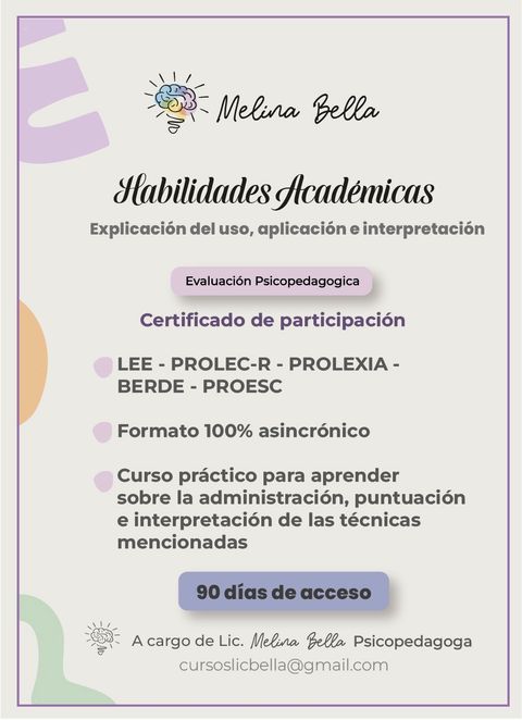 Evaluación de las habilidades académicas