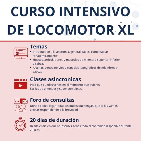 CURSO DE LOCOMOTOR XL