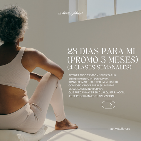 Programa 28 dias PROMO 3 Meses - 4 Clases Semanales