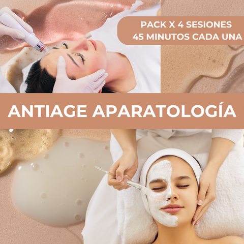 AntiAge con Aparatología - Pack x 4