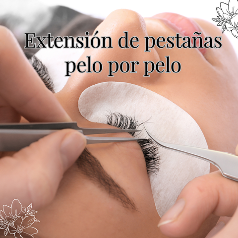 Extensión de pestañas pelo por pelo