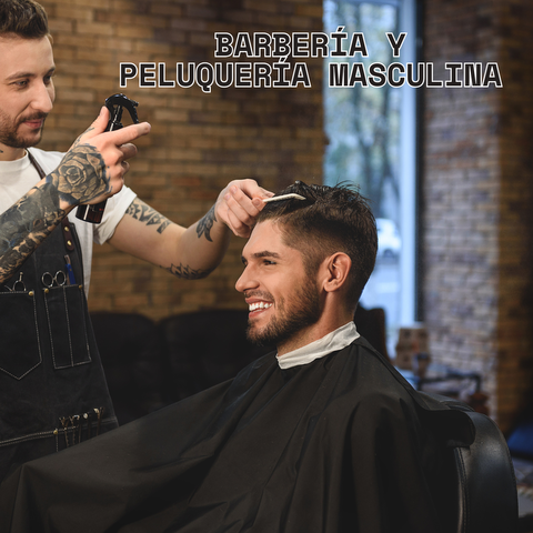 Curso de barbería y peluquería masculina
