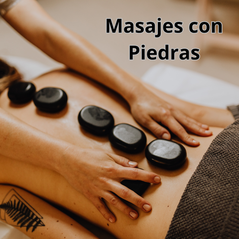 Masajes con piedras