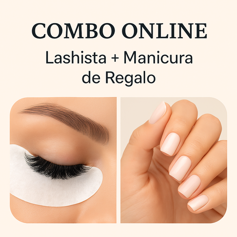 combo lashista+ manicura de regalo