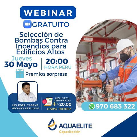 WEBINAR: Selección de Bombas contra Incendio para Edificios Altos