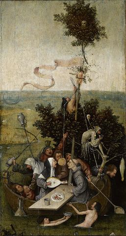 El Navío de los Locos – Hieronymus Bosch (1490–1500)