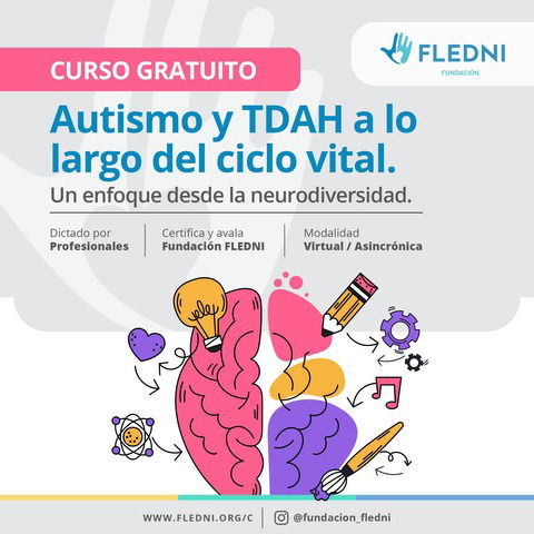 CERTIFICADO Curso Autismo y TDAH a lo largo del ciclo vital: Un enfoque desde la neurodiversidad. 